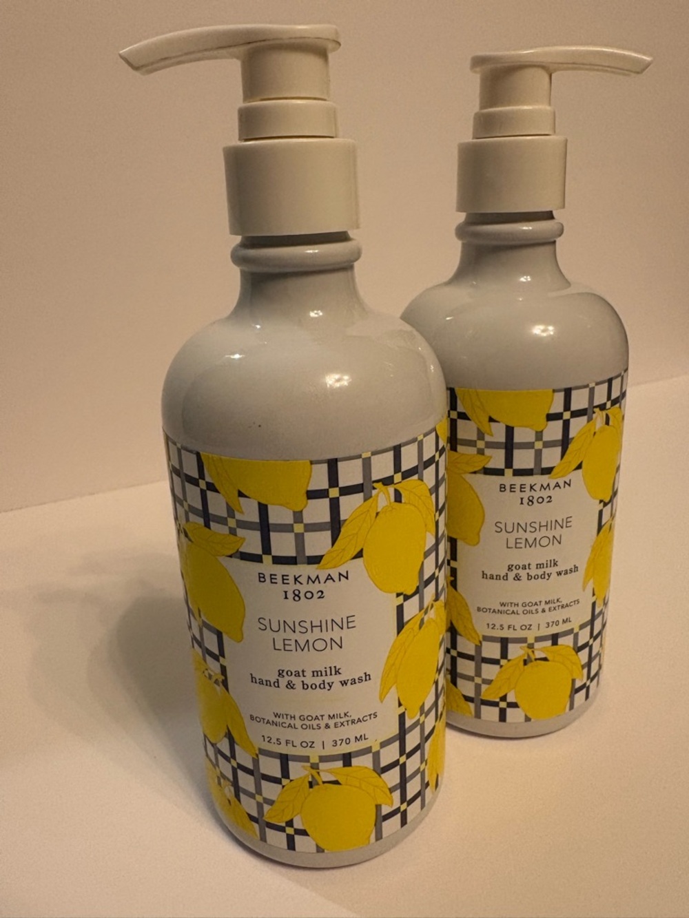 Beekman 1802 Sunshine Lemon Goat Milk Hand & Body Wash-#2 bottles